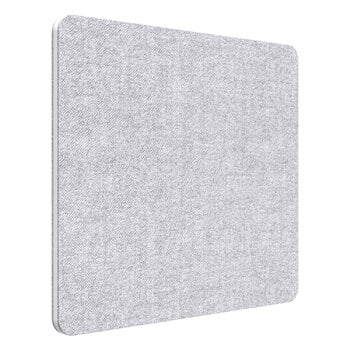 Lintex Edge table screen, front mounted, grey - white, product image