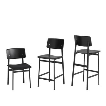 Muuto Loft barstol, 75 cm, svart