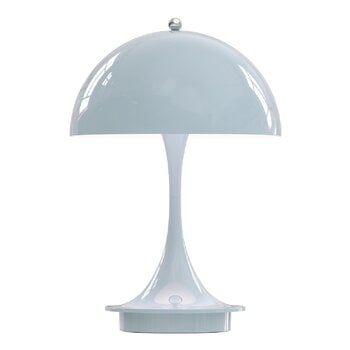 Louis Poulsen Panthella 160 Portable Metal V2 table lamp, pale blue