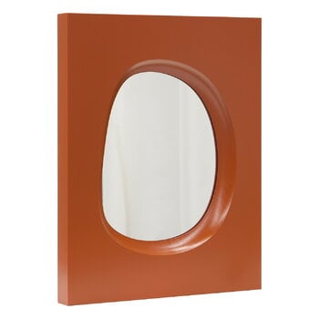 Lundia Knot wall mirror, terracotta