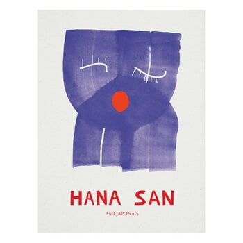 Affiches, Poster Hana San, 30 x 40 cm, Blanc