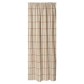 Curtains, Tiiliskivi curtain, 135 x 250 cm, light brown - chestnut, Beige