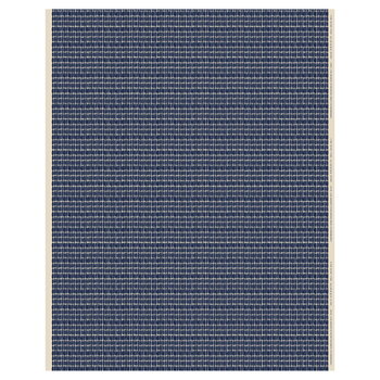Marimekko Alku cotton-linen fabric, linen - dark blue
