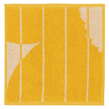 Marimekko Vesi Unikko mini towel, spring yellow - ecru