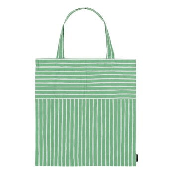 Marimekko Piccolo bag, light grey - spring green
