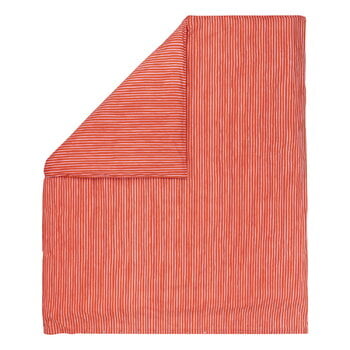 Marimekko Housse de couette Piccolo, 240 x 220 cm, orange chaud-rose clair