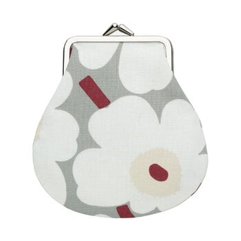 Accessoires, Portefeuille Mini Unikko Pieni K. Gr. cl.-bl.-rouge f.-jaune cl., Blanc