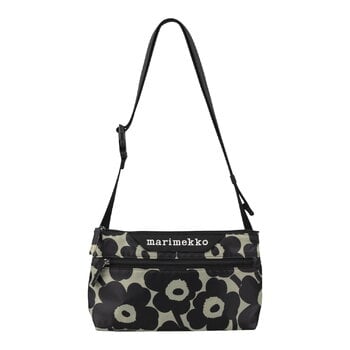 Marimekko Sac à bandoulière Neat Crossbody Unikko Small, noir - kaki