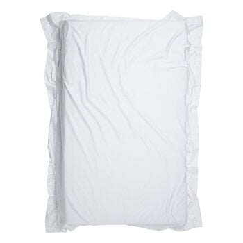 Draps de lits, Drap plat Mother Sateen, blanc, Blanc