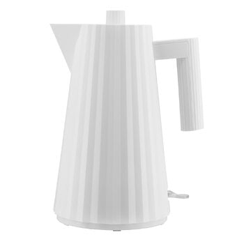 Alessi Plissé electric kettle 1,7 L, white