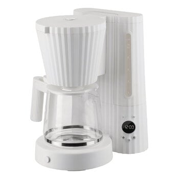 Alessi Plissé filter coffee machine, white