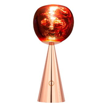 Exterior lamps, Melt portable LED table lamp, copper, Copper