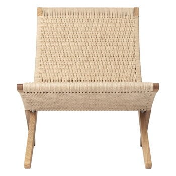 Carl Hansen & Søn Poltrona MG501 Cuba, rovere oliato - filo naturale