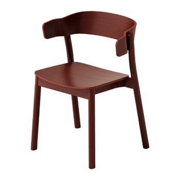 Dining chairs, Enfold armchair, deep burgundy, Red