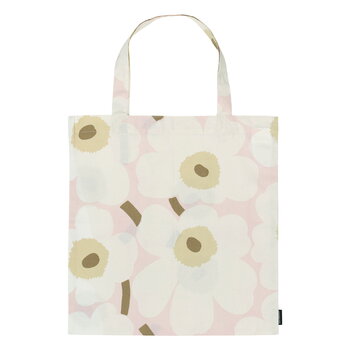 Marimekko Tiara bag, sand - warm orange - green | Finnish Design Shop