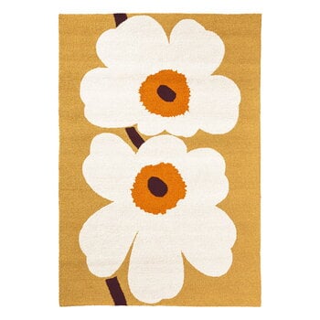 Marimekko Unikko 60th Anniversary rug, green | Finnish Design Shop