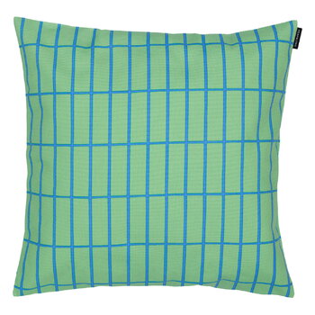 Marimekko Pieni Tiiliskivi cushion cover, 40 x 40 cm, l. green - l. blue