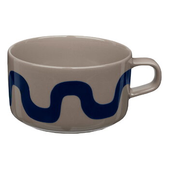 Marimekko Oiva - Seireeni teekuppi, 2,5 dl, terra - tummansininen