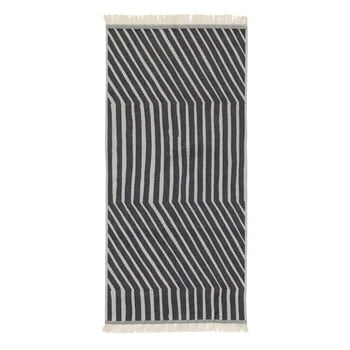 Marimekko Kalasääski hand towel, 50 x 100 cm, off white - charcoal, product image