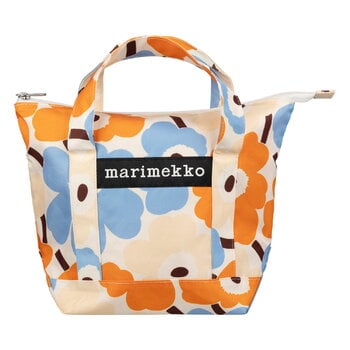 Astucci da toeletta, Borsa cosmetica Kampsu Mini Unikko, bianco naturale - zafferano - azzurro, Beige
