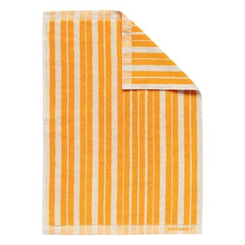 Marimekko Asciugamano Raide, 50 x 70 cm, zafferano - crema, immagine prodotto