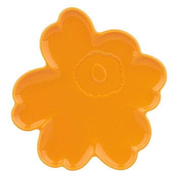 Marimekko Piatto Unikko Shape, 20 cm, giallo caldo, immagine prodotto