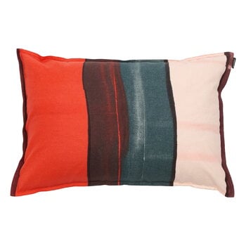 Marimekko Tiiliskivi cushion cover, 40 x 60 cm, plum - orange red
