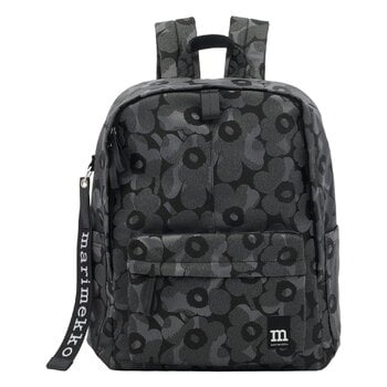 Marimekko Everything backpack, L, Unikko black | Finnish Design Shop