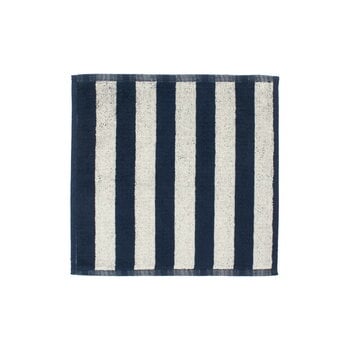 Marimekko Mini serviette Kaksi Raitaa, 2 pièces, sable - bleu foncé