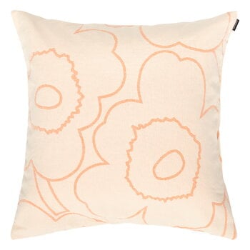 Marimekko Piirto Unikko cushion cover, 40 x 60 cm, sand - white
