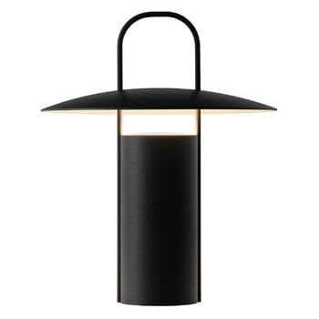 Lighting, Ray portable table lamp, black, Black