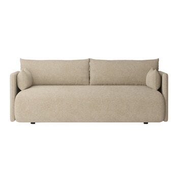 Sofas, Offset 2-seater sofa, Audo Bouclé 02, Beige