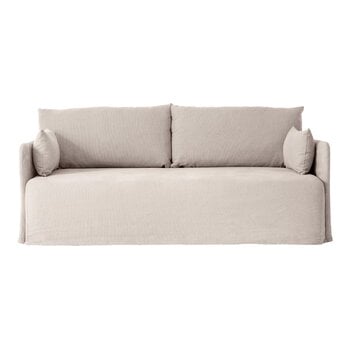 Audo Copenhagen Offset 2-sitsig soffa med löstagbart överdrag, oat