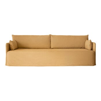 Audo Copenhagen Offset 3-seater sofa with loose cover, wheat