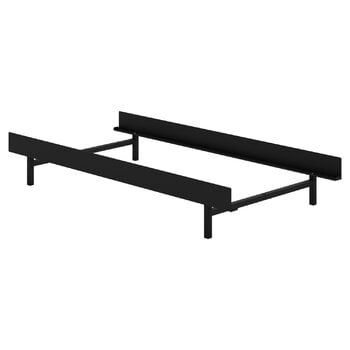 Moebe Bed, 90 cm, black, product image