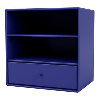 Shelving units, Montana Mini module with 1 drawer, 135 Monarch, Blue