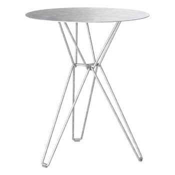 Massproductions Table Tio, 60 cm, modèle haut, galvanisé par immersion à chaud