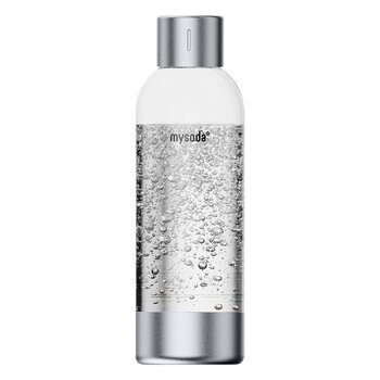 Mysoda Premium water bottle 1 L, silver, product image