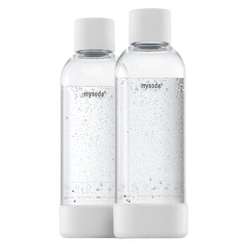 Mysoda Mysoda water bottle 1 L, 2 pcs, white