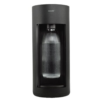 Mysoda Glassy sparkling water maker, black