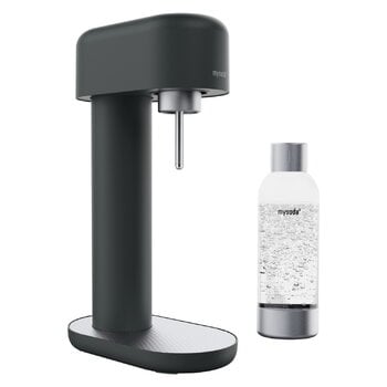 Soda makers, Ruby 2 sparkling water maker, black - silver, Black