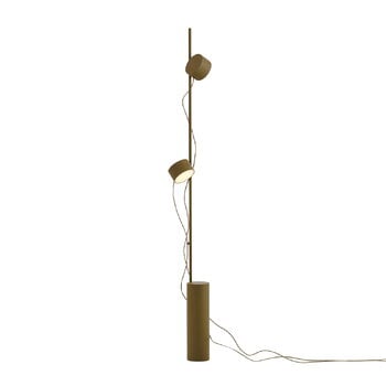 Muuto Post floor lamp, brown green, product image