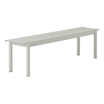 Muuto Linear Steel bench, 170 cm, grey