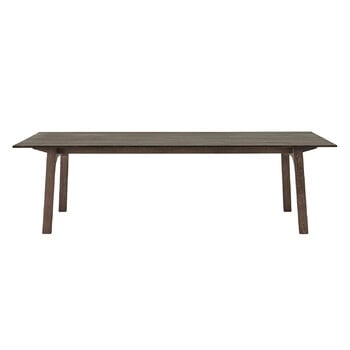 Muuto Earnest extendable table, 260 x 100 cm, dark oiled oak