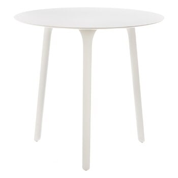 Dining tables, First table, round, 79,2 cm, white, White