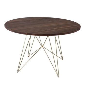 Magis XZ3 table, 120 cm, gold - walnut