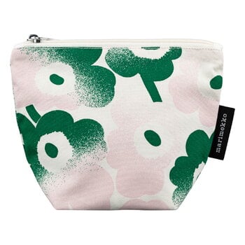 Toiletry & makeup bags, Kait Mini Unikko Häivähdys cosmetic bag, off-white - pink - green, Green