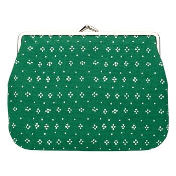 Accessories, Muija Puolikas Kukkaro purse, green - white, White