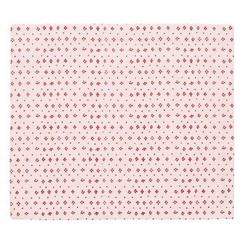 Placemats & runners, Muija placemat, pink - chestnut, Red