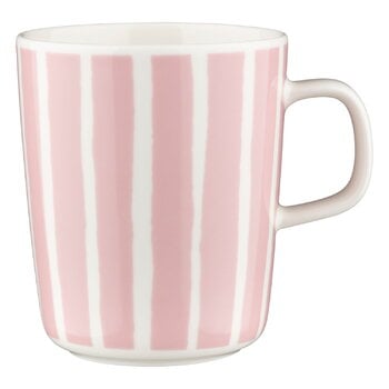 Cups & mugs, Oiva - Piccolo mug, 2,5 dl, white - pink, White